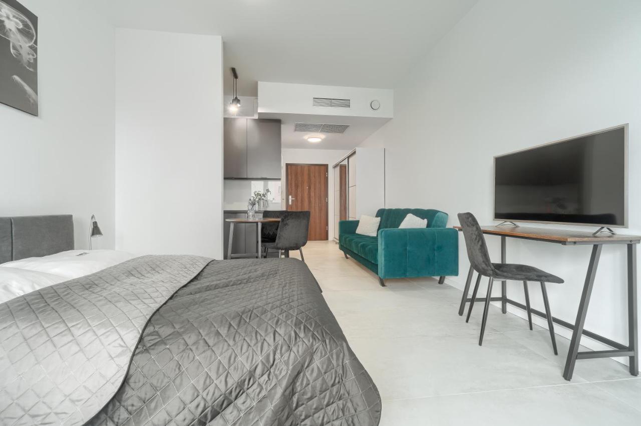 Apartament Hanza Tower III - Unique Apartments シュチェチン エクステリア 写真